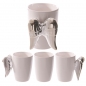 Preview: Tasse "Engelsflügel" silber