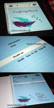 Auftragsbuch "Federn"