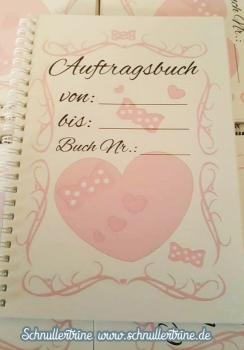 Auftragsbuch "Rosèdesign"