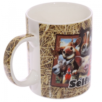 Tasse "Farmtiere Selfie"