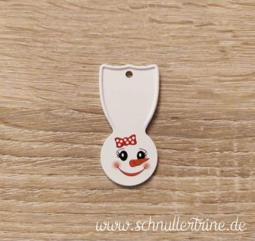 Rückholchip "Schneefrau" weiß