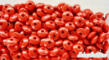 Holzlinsen 10mm, rot, 50 Stück