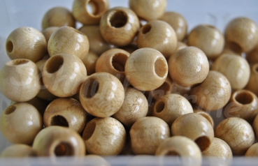 Sicherheitsperlen 10mm, natur, 30 Stück