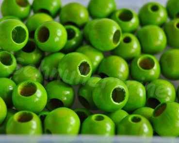 Sicherheitsperlen 10mm, gelbgrün, 30 Stück