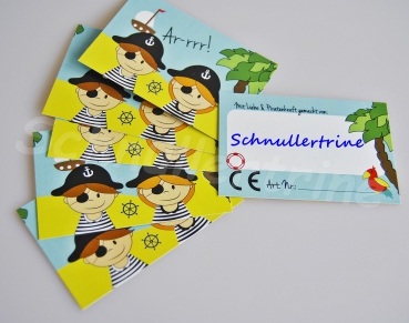 CE-Kärtchen "Piraten" 50 Stück