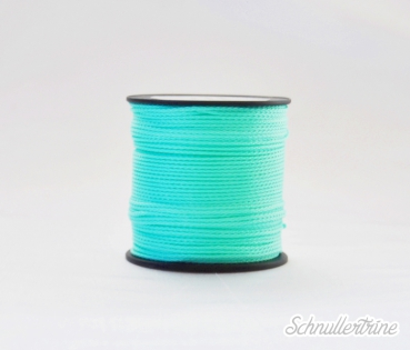 PP Polypropylenschnur 1,5 mm,100 m, Seil, Kordel,Schnur für Schnullerketten Greiflinge, mint