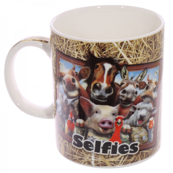 Tasse "Farmtiere Selfie"