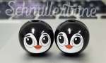 Motivperle "Pinguinboy" schwarz 18mm