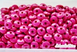 Holzlinsen 10mm, dunkelpink, 50 Stück